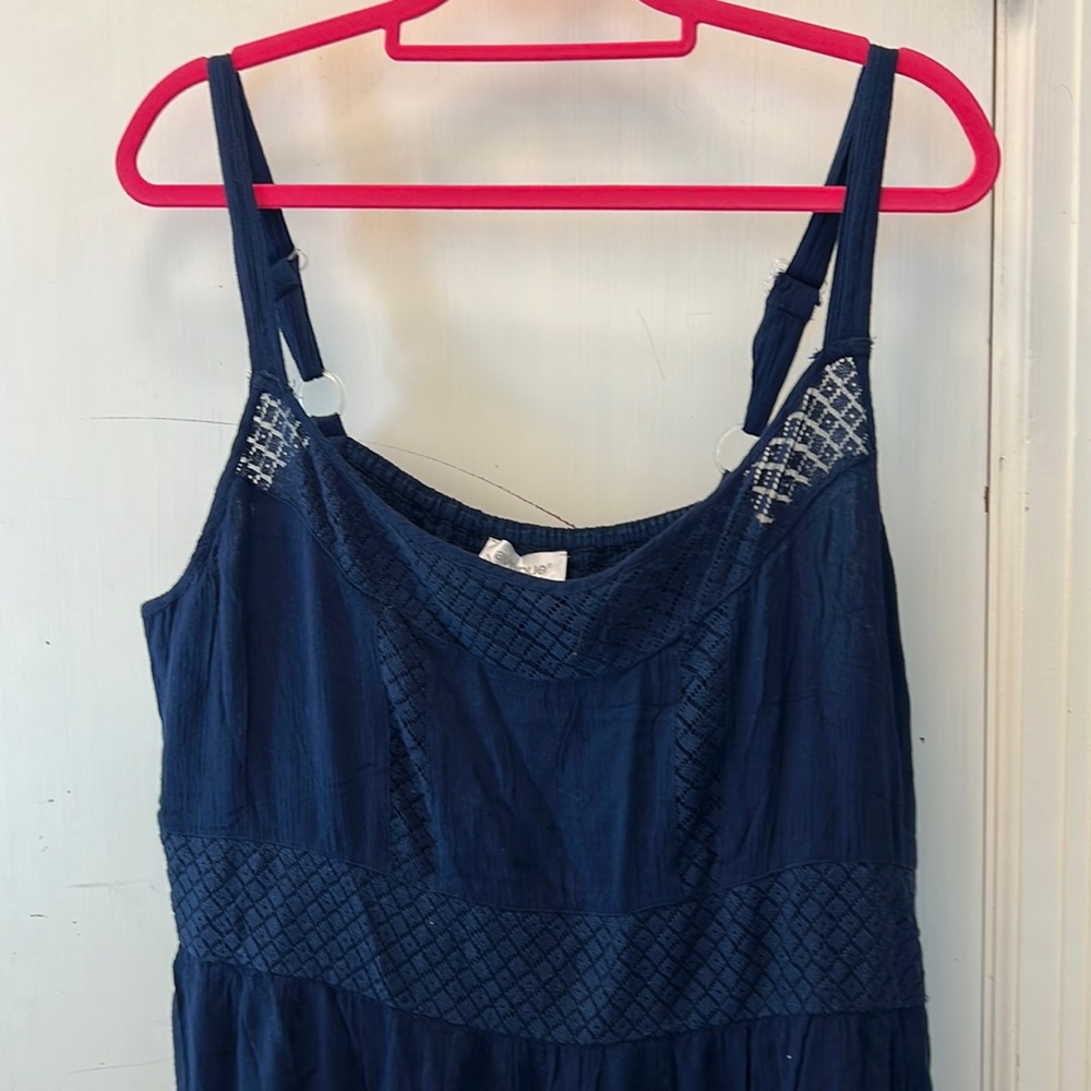 Avenue, size 22/24, navy maxi dress